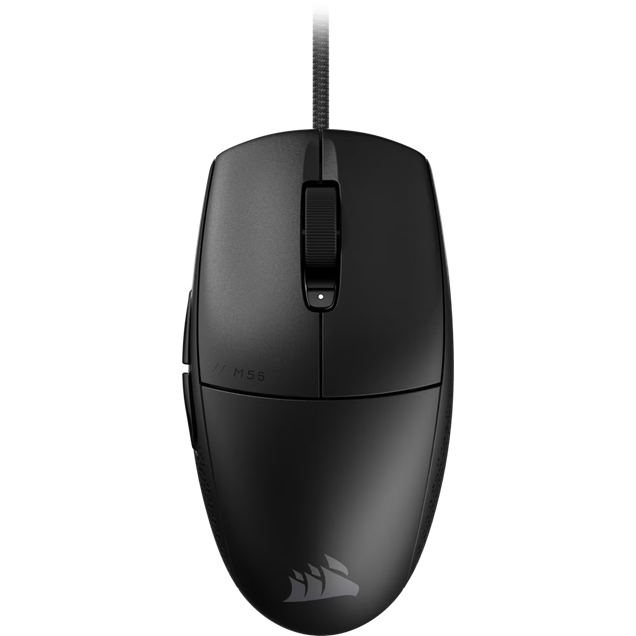 Corsair M55 Ambidextrous Wired Gaming Mouse in Black